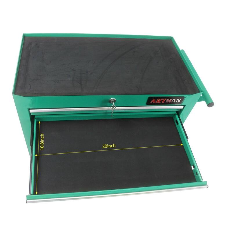 7-Drawer Rolling Tool Cart with Lock Mechanic Tool Box Storage Cabinet