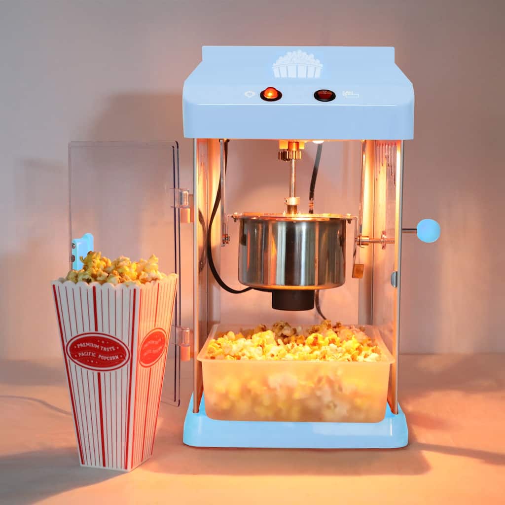 Tabletop Popcorn Maker with 4oz Stainless Steel Kettle