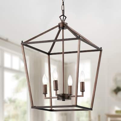 Buelex Lamp Post Lantern Style Iron Chandelier