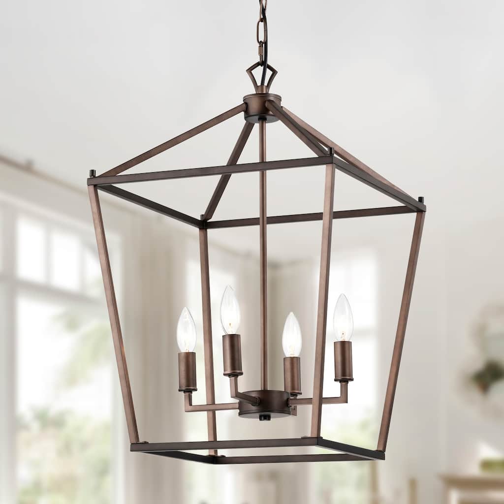 Buelex Lamp Post Lantern Style Iron Chandelier