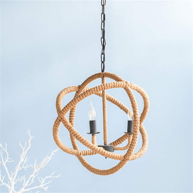 3 Light Farmhouse Chandelier(Bulb Not Included)