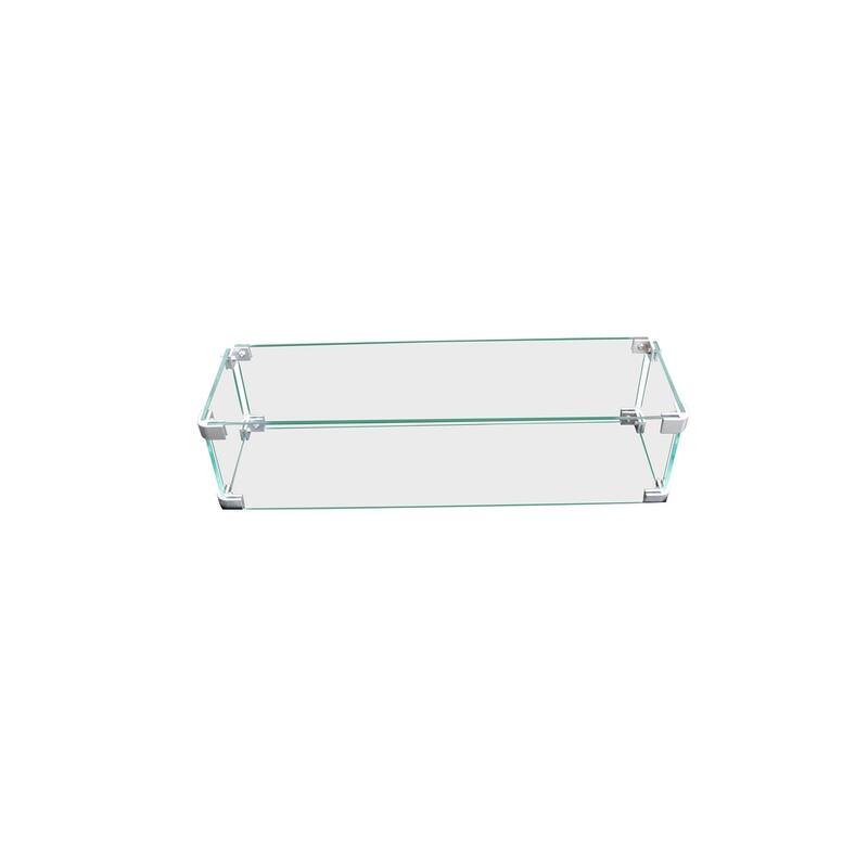 LSI Rectangle Fire Pit Flame Guard