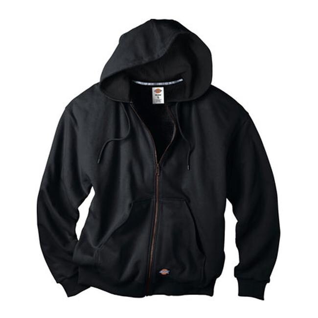 Shop Dickies Men's Thermal Lined Fleece Jacket Black - On Sale - Free ...