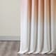 preview thumbnail 29 of 62, Exclusive Fabrics Ombre Faux Linen Light Filtering Curtains (1 Panel) - Lightweight Elegance, Natural Light Enhancement