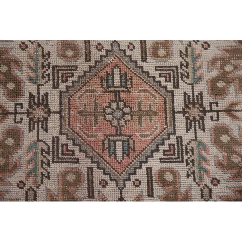 Hand Knotted Oriental 100% Wool Carpet Traditional Medallion Pink Tabriz Area Rug - 12' 5'' X 9' 9''