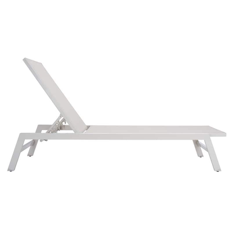 SAFAVIEH Outdoor Jaylah Chaise Lounge Chair - 74Wx23Dx14H