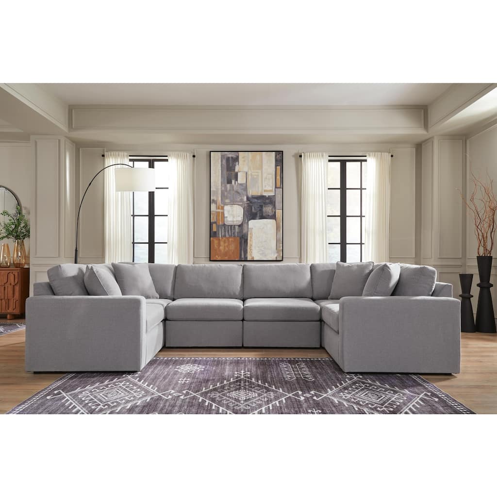 Signature Design by Ashley Modmax 6-Piece Sectional - 138"W x 75"D x 36"H