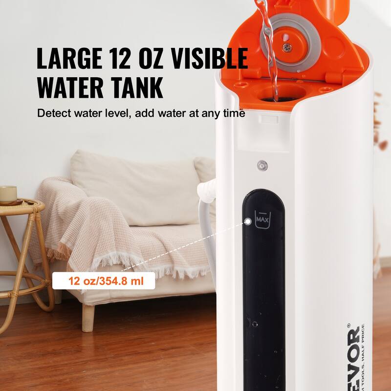 VEVOR Steam Mop 2in1 Cleaner for Hard Floors Ceramic Granite Marble