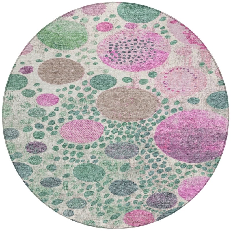 HomeRoots Geometric Transitional Rectangle Outdoor Rug
