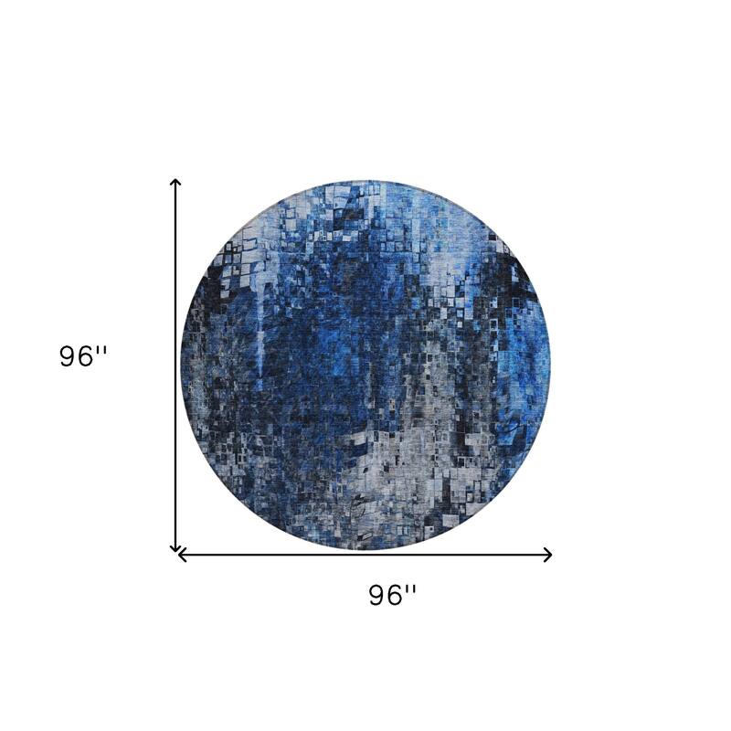 HomeRoots Abstract Transitional Rectangle Outdoor Rug