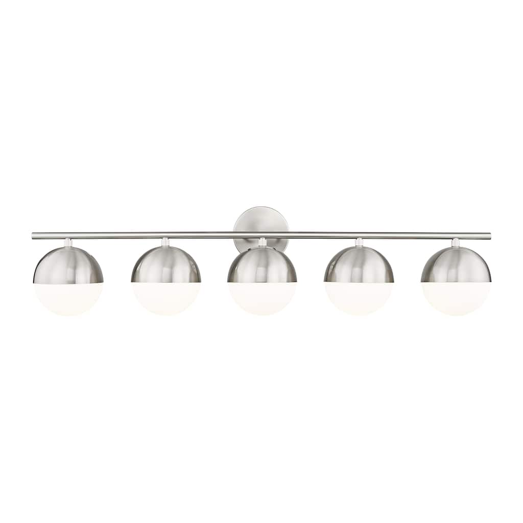 Z-Lite 7517-5V Realm Sphere 5 Light 40" Wide Vanity Light