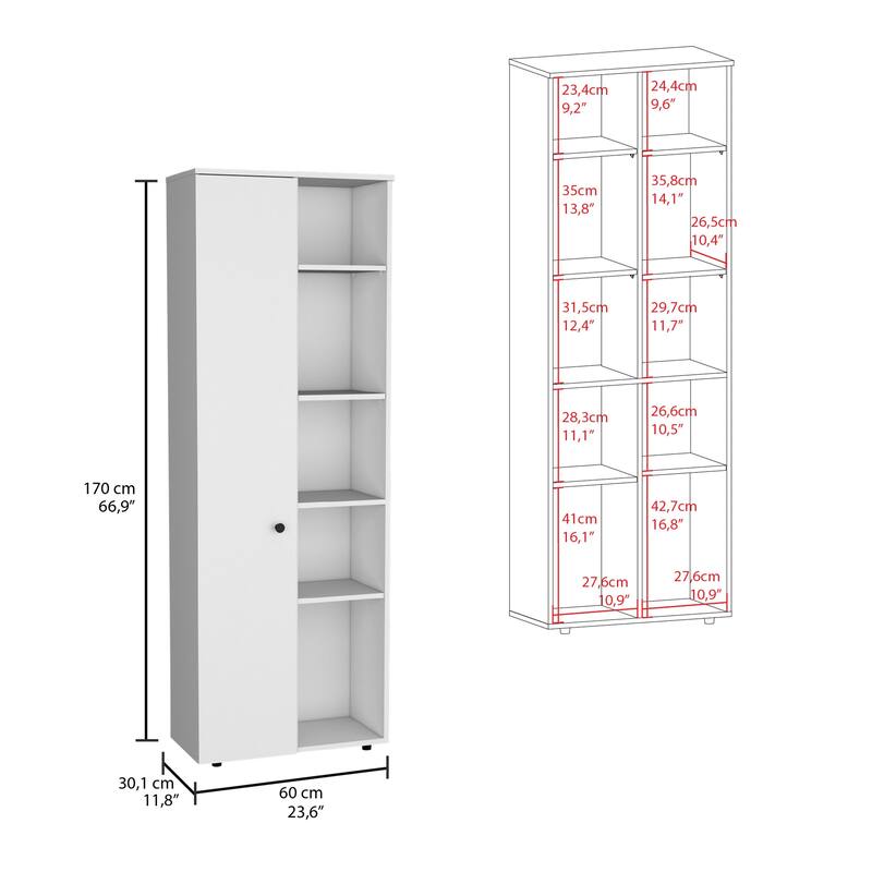 Herrin Kitchen Pantry Storage Cabinet Engineered Wood