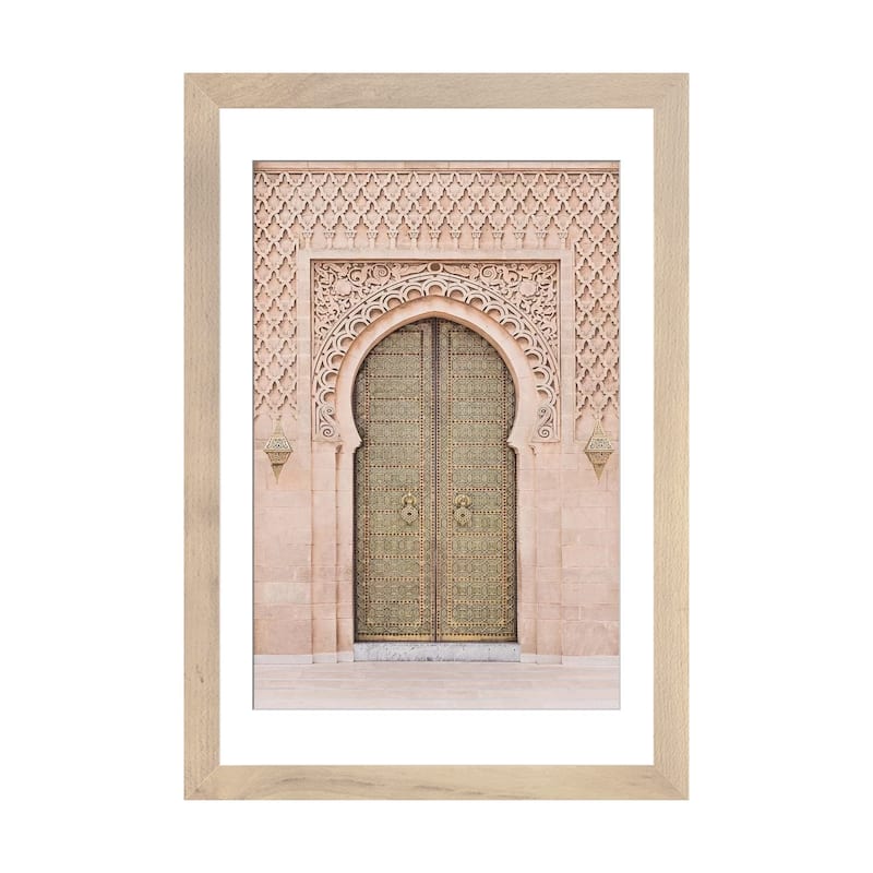 iCanvas "Morocco" by Sisi & Seb PFA - Natural - 24x16x1