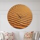 preview thumbnail 7 of 7, Designart 'Beautiful Sand Desert Dunes' Oversized Landscapes Wall CLock