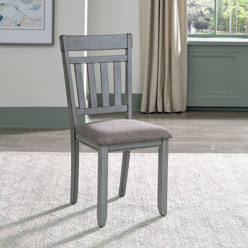 Newport Smokey Grey 6 Piece Trestle Table Set