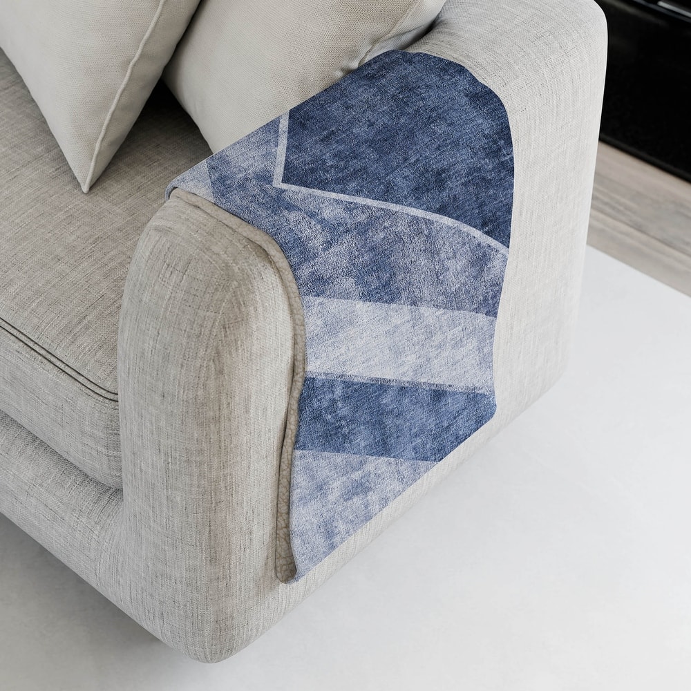 Premium Machine Washable Casual Contemporary Sherpa Throw Blanket