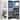 42.5 Inches Lockable Jewelry Mirror Wall Cabinet with 3-Color LED Lights - 15" x 4" x 42.5"