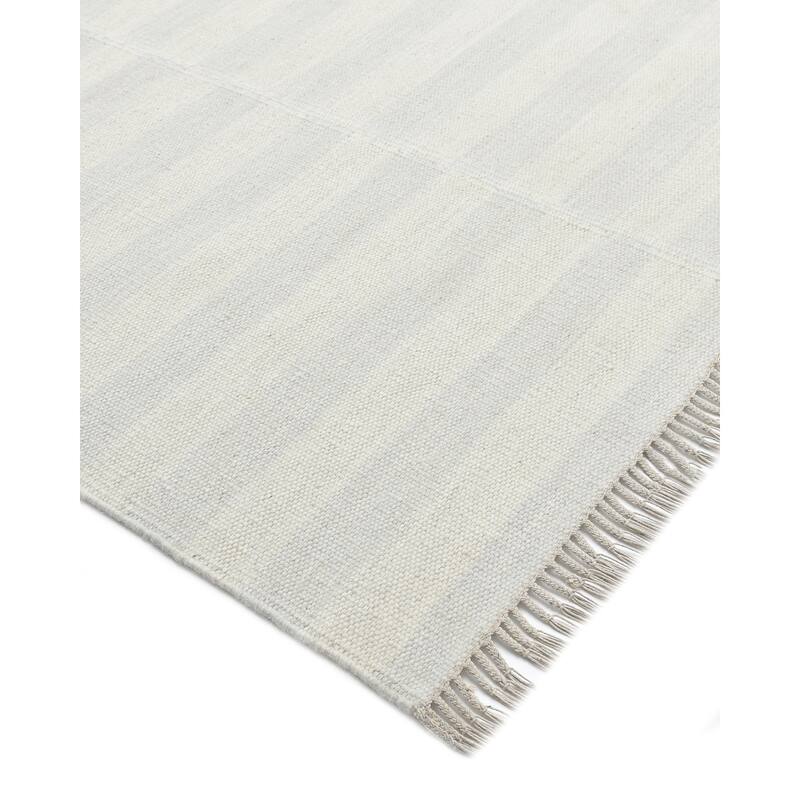 Overton Handmade Modern Contemporary Striped Area Rug - 5' 0" x 8' 0"