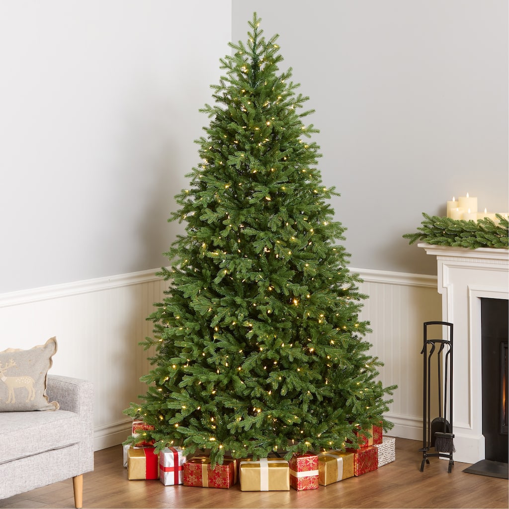 National Tree Company 7.5 ft. PowerConnect Princeton Fraser Fir with Dual Color LED Lights - 7.5 Foot