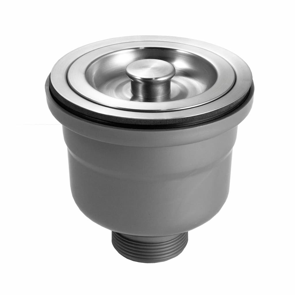 Houzer 190-93 3-1/2" Basket Strainer with Deep Cup - Stainless Steel