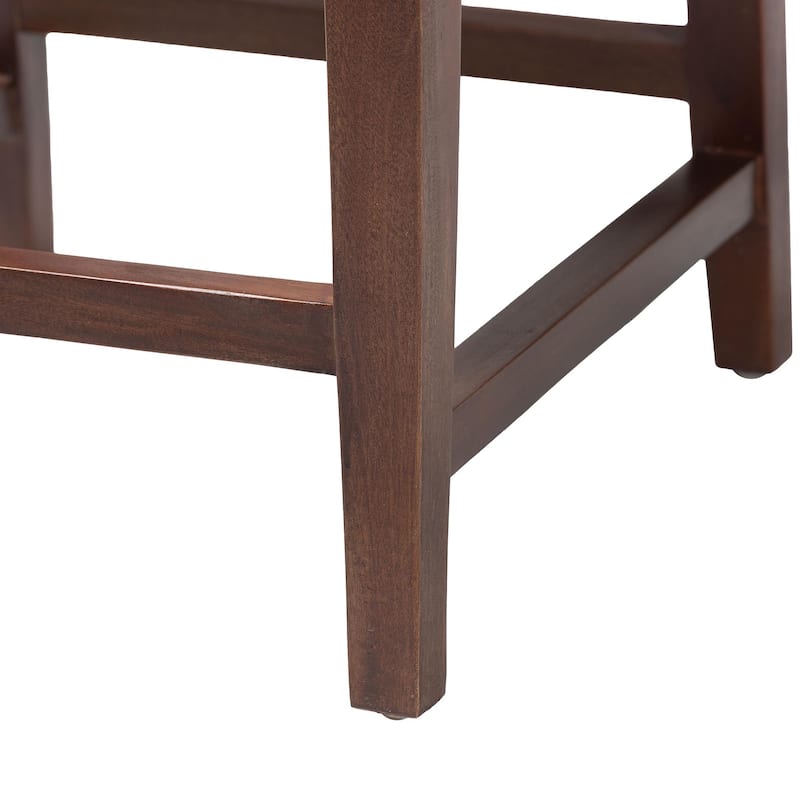 Alise Handwoven Seagrass Dining Chair with Mahogany Wood Frame - Woven Back and Seat Chair for Dining Room or Kitchen