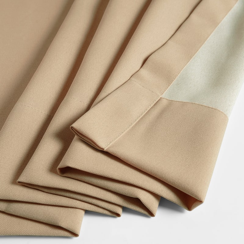 Exclusive Fabrics Villanova Solid Grommet Waterproof Light Filtering Outdoor and Indoor Curtains (1 Panel)