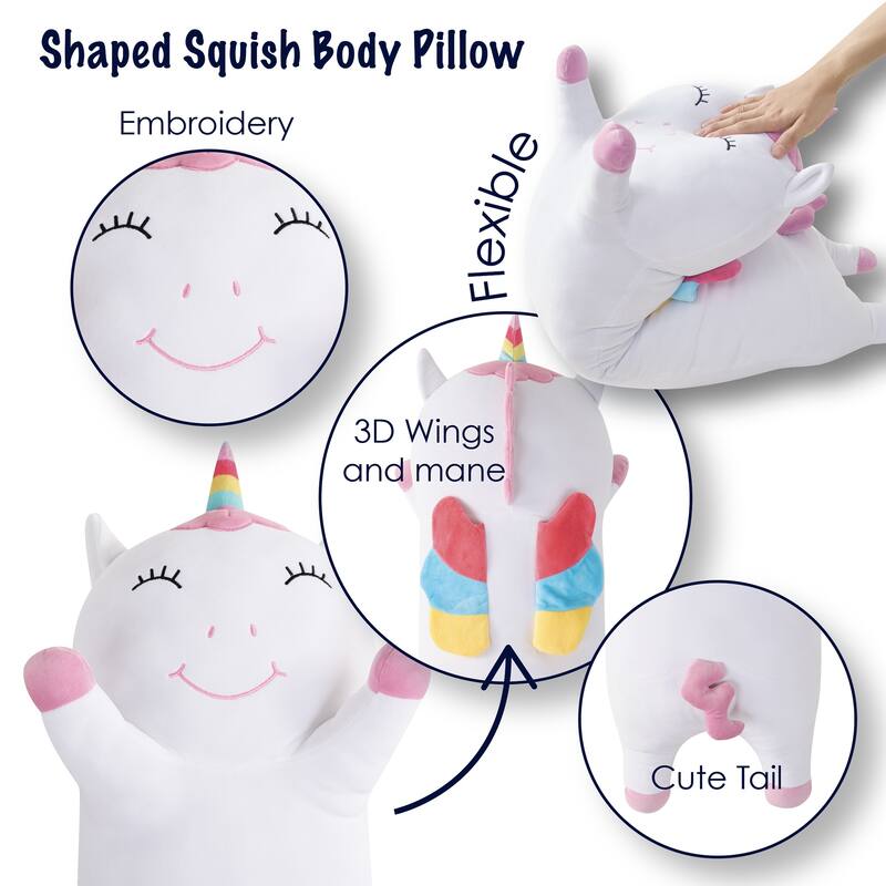 Juvenile Animal Squish Body Pillow