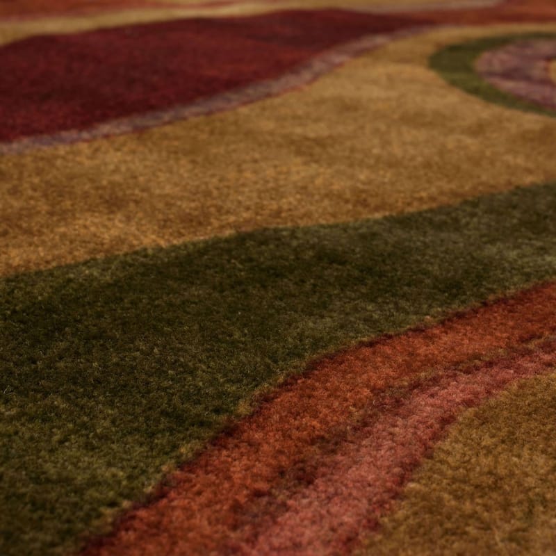 Copper Grove Coronado Abstract Runner Rug