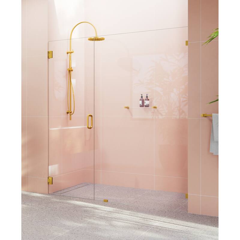 Glass Warehouse GW-WH-70 Illume 78" High x 70" Wide Hinged Frameless