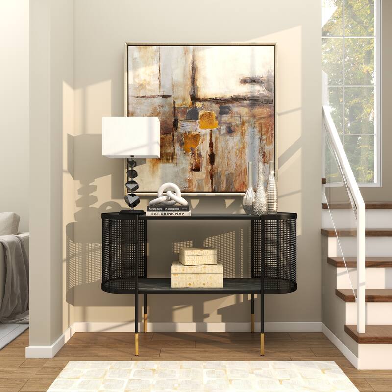 CosmoLiving by Cosmopolitan Sleek Ceramic Glam Vase with Varying Patterns (Set of 3) - Silver, Gold, Dark Blue, White