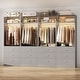 preview thumbnail 47 of 76, Kyrvo Freestanding Closet System with 3 Wooden Drawers ＆ Hanging Rod ＆ Storage Shelf, Modular Walk-in Closet Organizer Wardrobe Set of 4 - Grey
