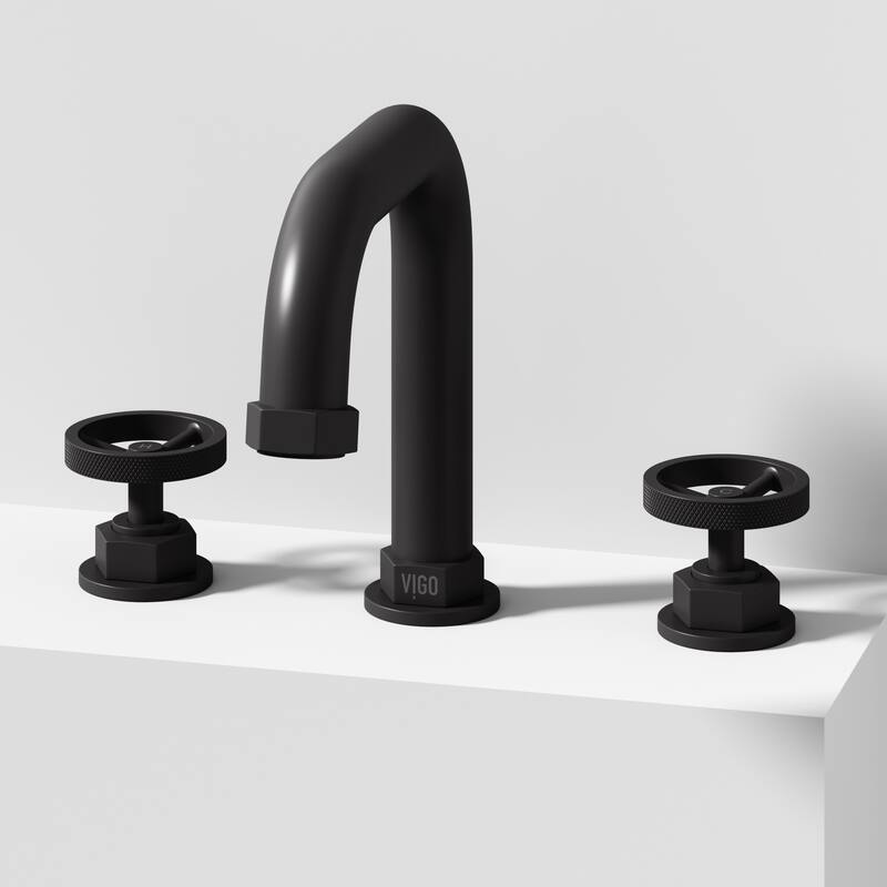 VIGO Hart 7" H 2-Handle Widespread Bathroom Faucet