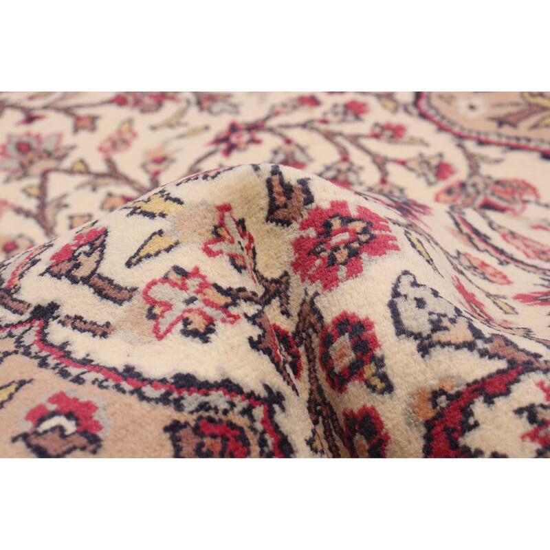 ECARPETGALLERY Hand-knotted Pako Persian 18 Of 20 Cream Wool Rug - 2'7 x 10'2