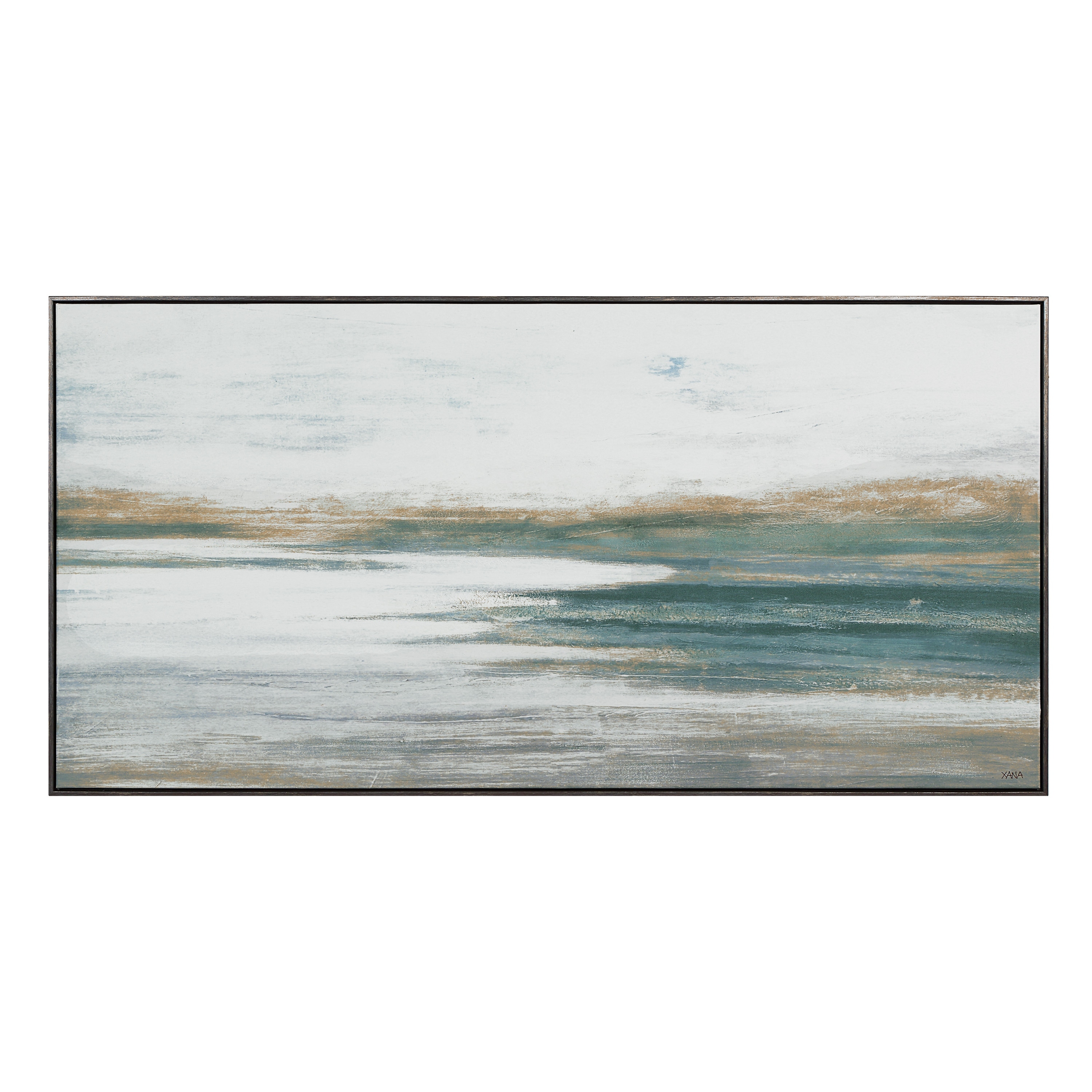 Agave 30" H x 60" W Canvas Art, Blue