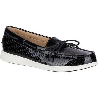 black patent leather sperrys