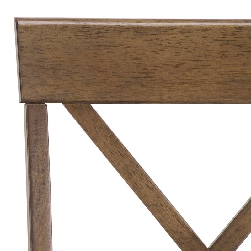 SAFAVIEH HOME Ksenia X-Back Side Chair - 18"W x 22"D x 38"H