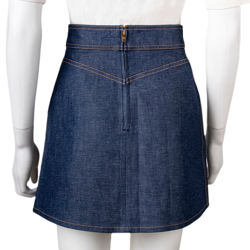 Celine Trapeze Mini Skirt