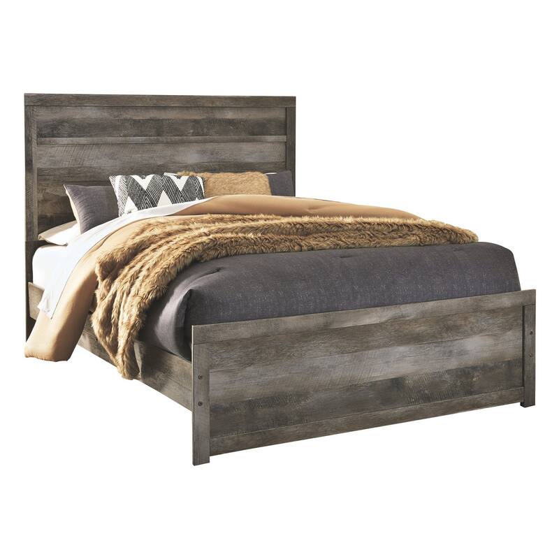 Wynnlow Grey Panel Bed.