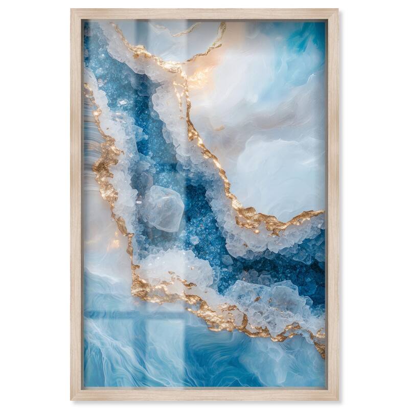 Molten Topaz I Shadowbox by Art Remedy - Natural - 36" x 54"