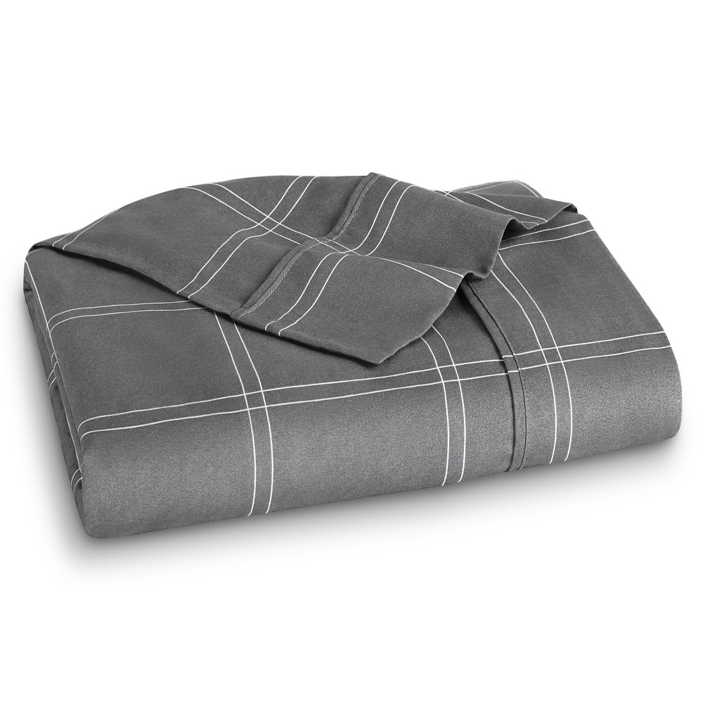 Bare Home Double Brushed Microfiber Flat Top Sheet