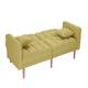 LUXMOD Futon Sleeper Sofa With 2 Pillows Fabric