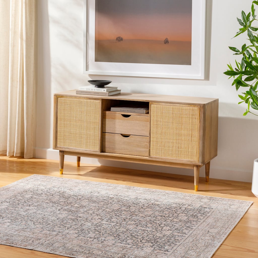 Hollan Traditional Washable Area Rug