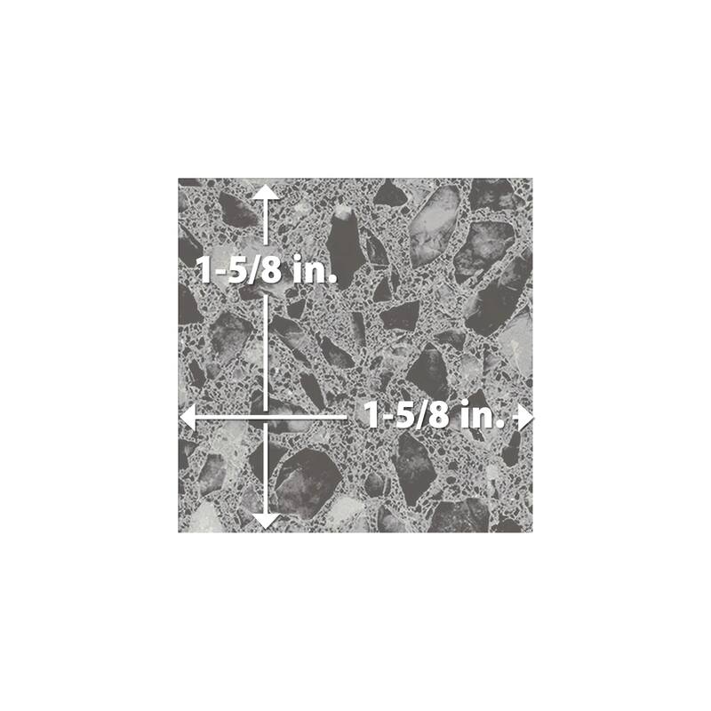 Merola Tile Riviera Taco Nero 1-5/8" x 1-5/8" Porcelain Floor and Wall Tile - Case (25 Tiles)
