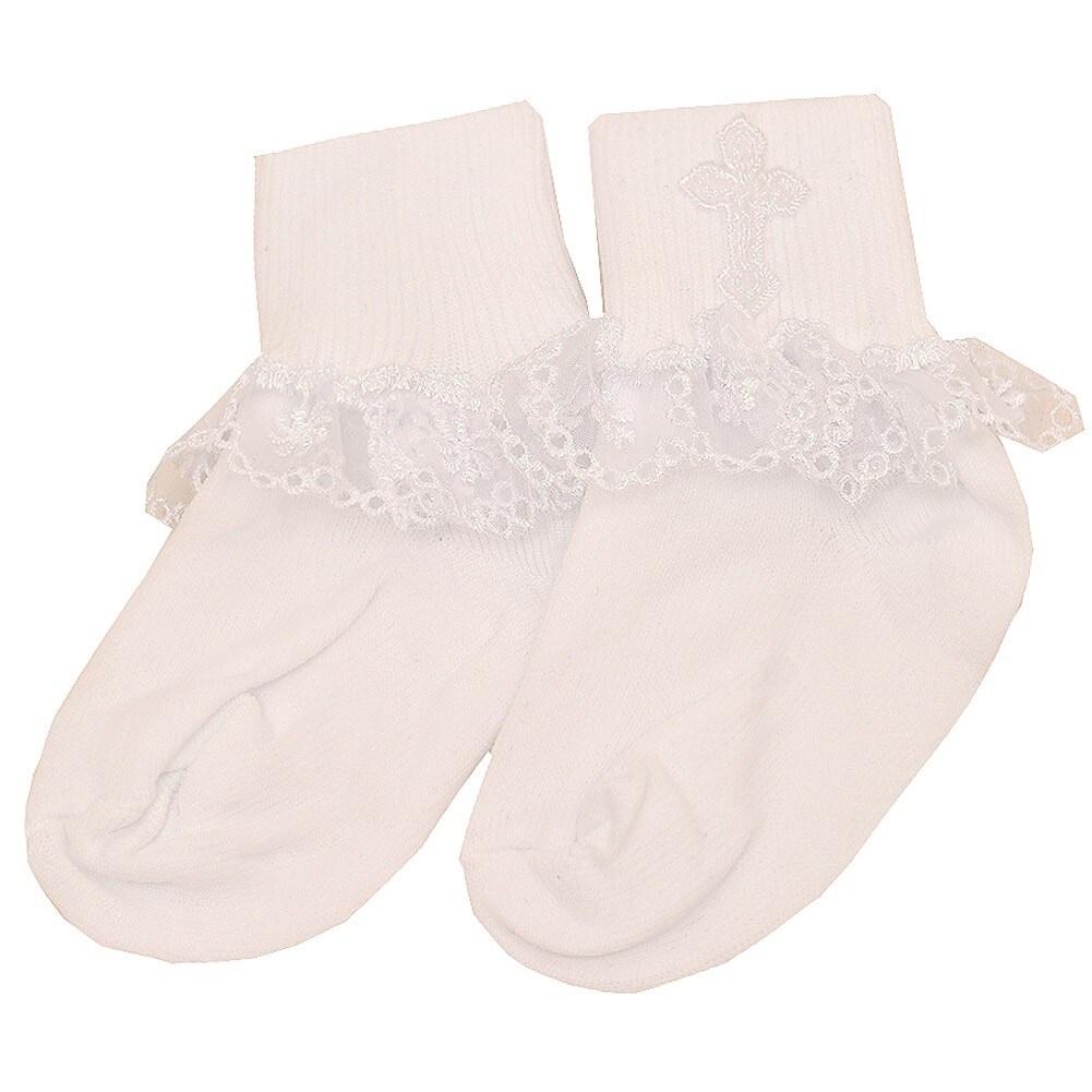 baptism socks for baby girl