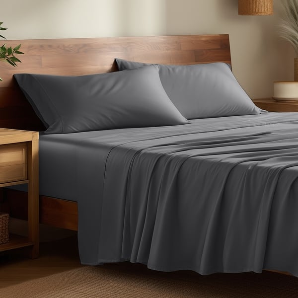 slide 2 of 68, Bare Home Rayon from Bamboo Sheet Set - Deep Pocket - Breathable Full - Grey