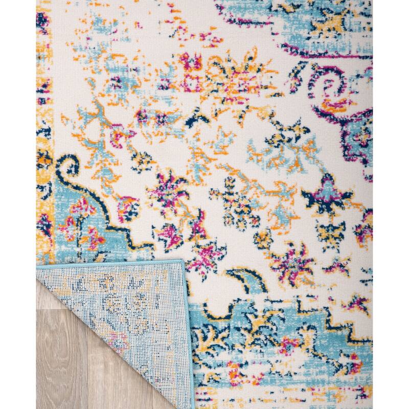The Curated Nomad Sunset Traditional Vintage Bohemian Rug