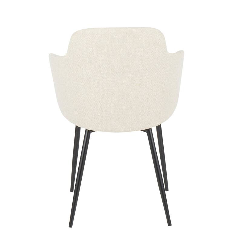 Carson Carrington Iglabo Dining/Accent Chair with Half-Lap Metal Legs (Set of 2)