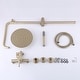 preview thumbnail 36 of 58, Outdoor 10 Inch Round Rain Shower Set with Handheld Shower (Adjustable Slider)