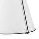 preview thumbnail 56 of 91, Mid Century 4-Light Conical Fabric Shade Lantern Pendant Ambient Light