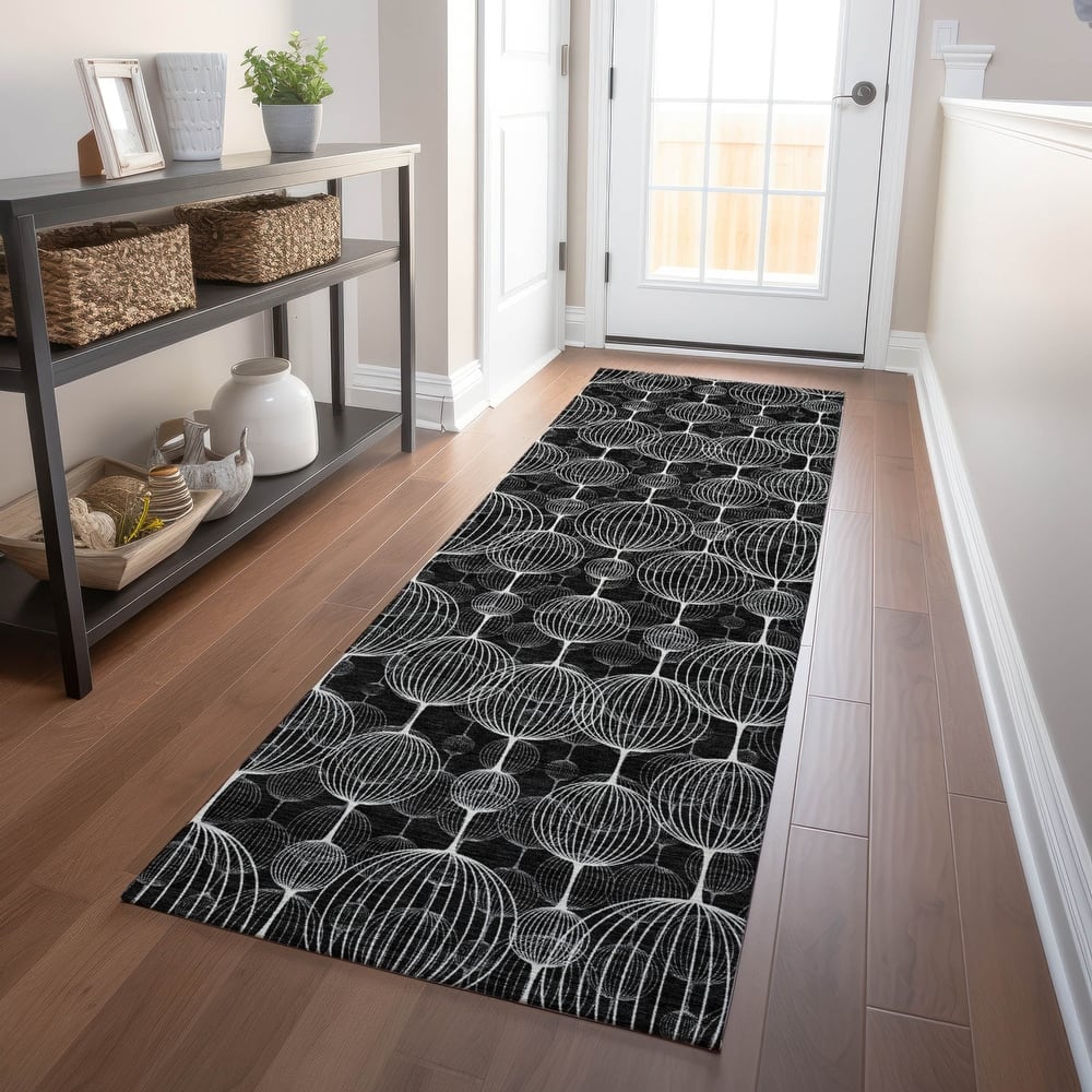 Premium Washable Super Soft Modern Chic Stripe Mayfield Rug